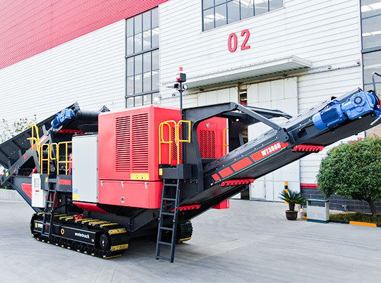 紅星履帶移動破碎篩分站，行走的破碎制砂廠！無需基建，投資成本更低！