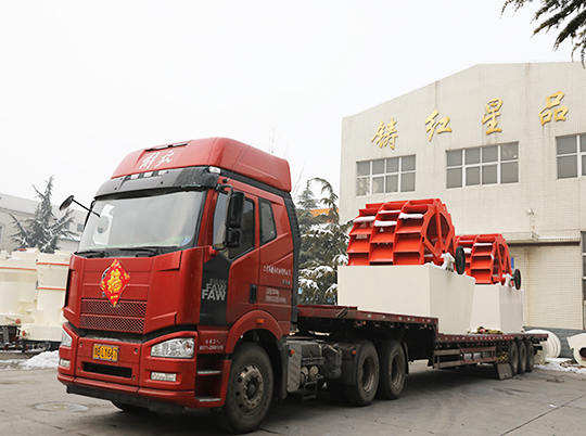 大雪剛過，紅星洗砂機(jī)“迫不及待”發(fā)往客戶手中